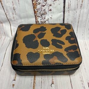 Coach signature jewelry case